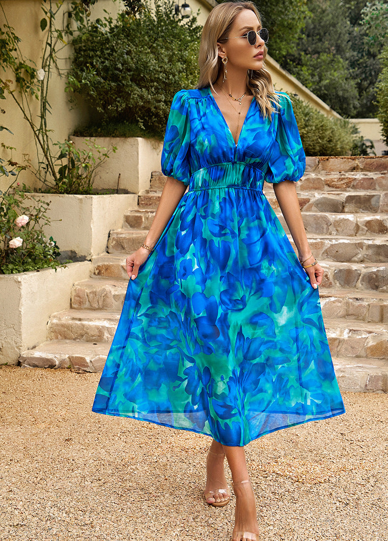 Ziano™ | Élégante Robe Fleurie