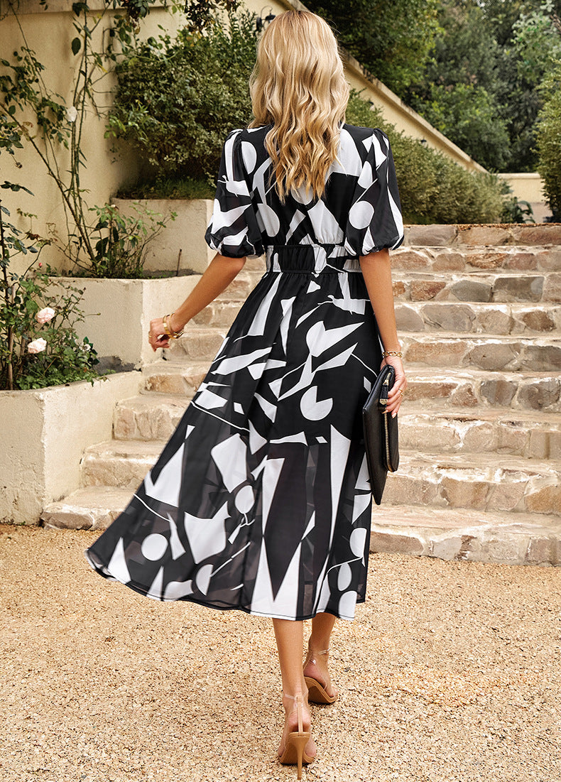 Ziano™ | Élégante Robe Fleurie