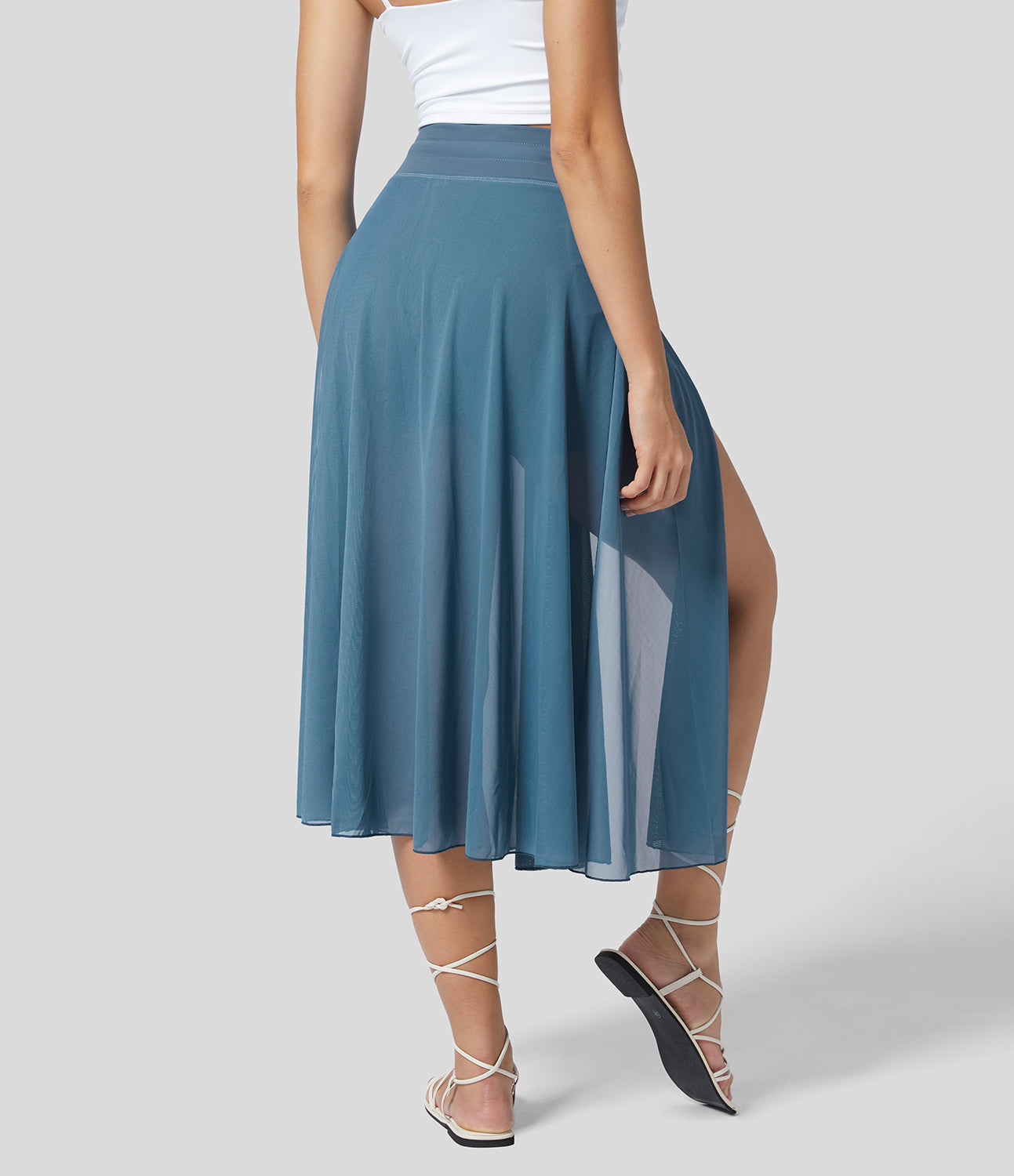 Eren™ | Jupe Midi 2-en-1 Taille Haute