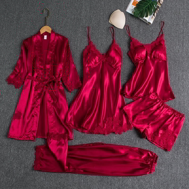 Zarek™ | Robe de nuit sexy 5 pièces pour la Saint-Valentin