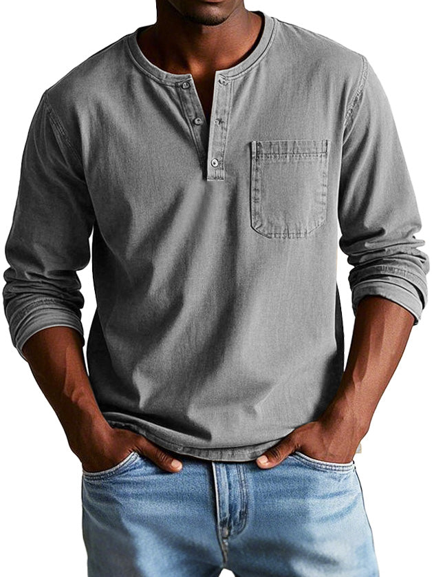 Yahya™ | Chemise Vintage Élégante à Manches Longues