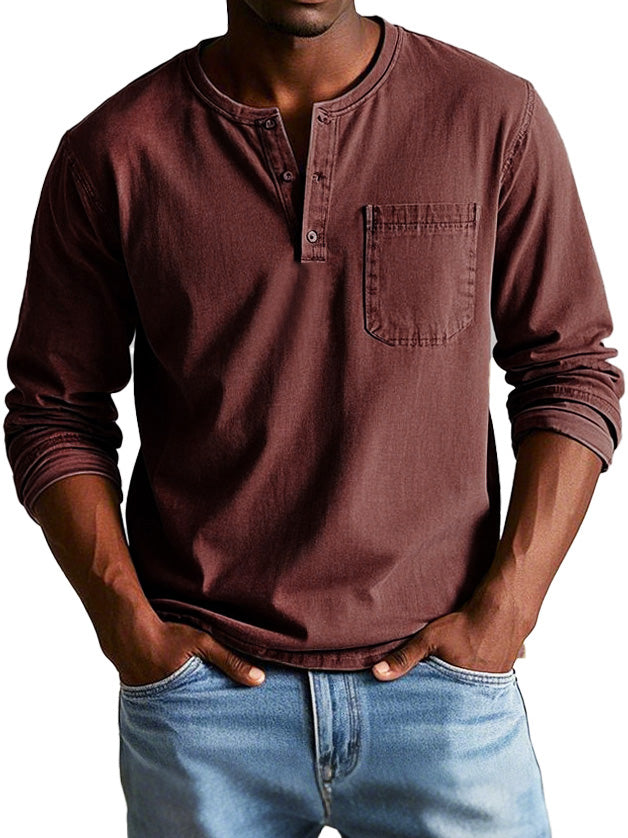Yahya™ | Chemise Vintage Élégante à Manches Longues