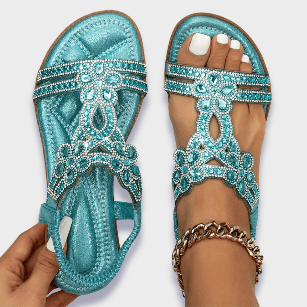 Franziska | Sandales Boho Orthopédiques en Matériau Premium