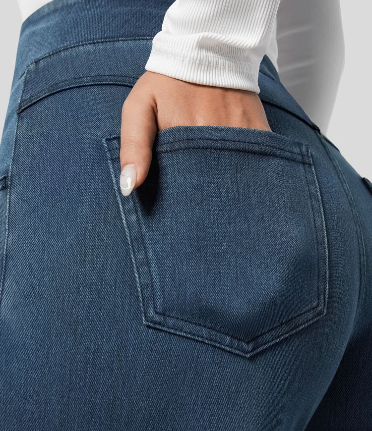 Livie™ | Pantalon Taille Haute Luxe