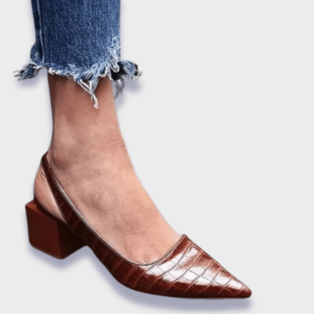 Heidi | Pompes orthopédiques en simili cuir de qualité supérieure