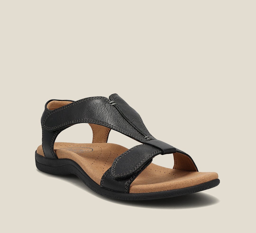 Zarae™ | Sandale en cuir Orthoflex pour confort et style