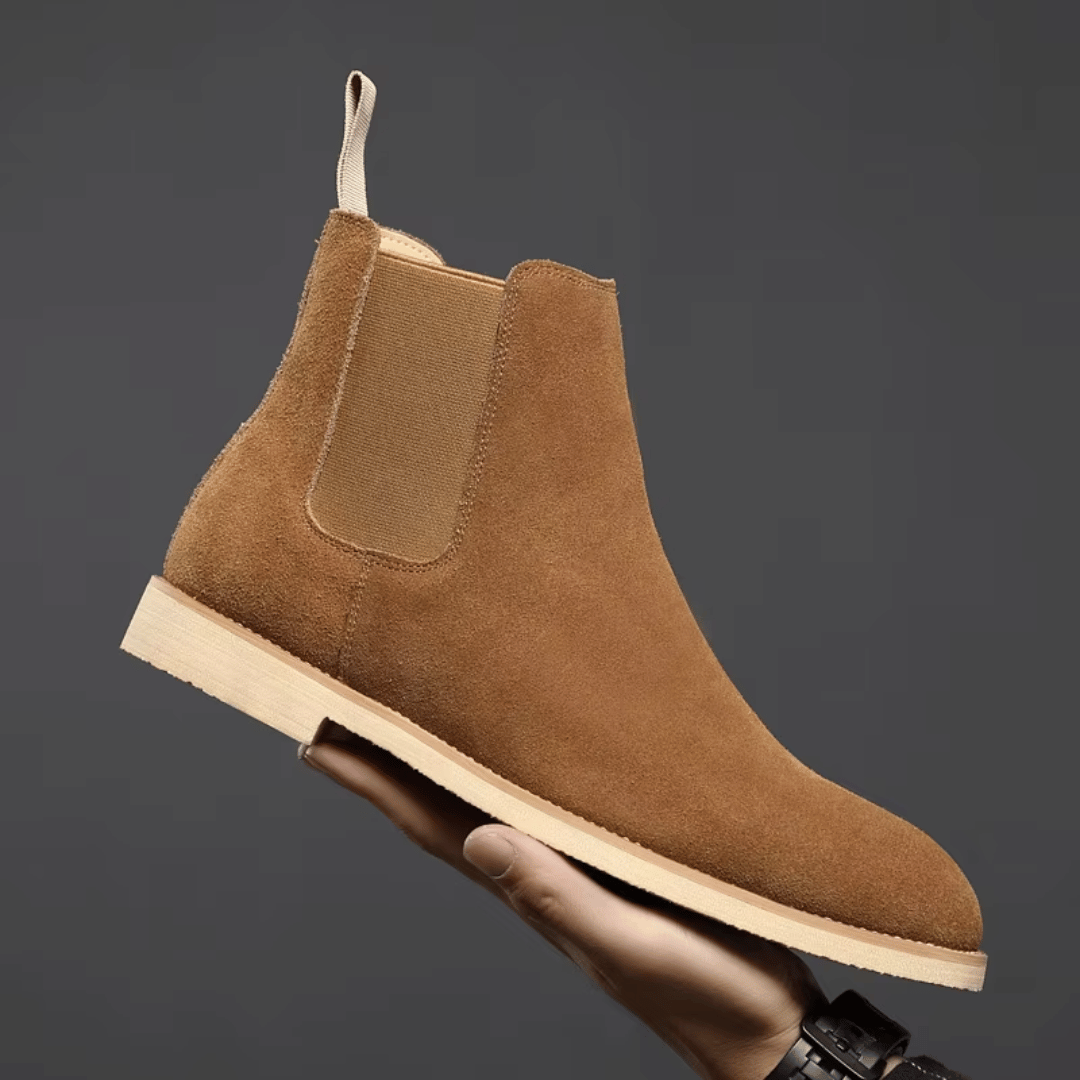Novexa™ | Bottines Chelsea Olive Élégantes