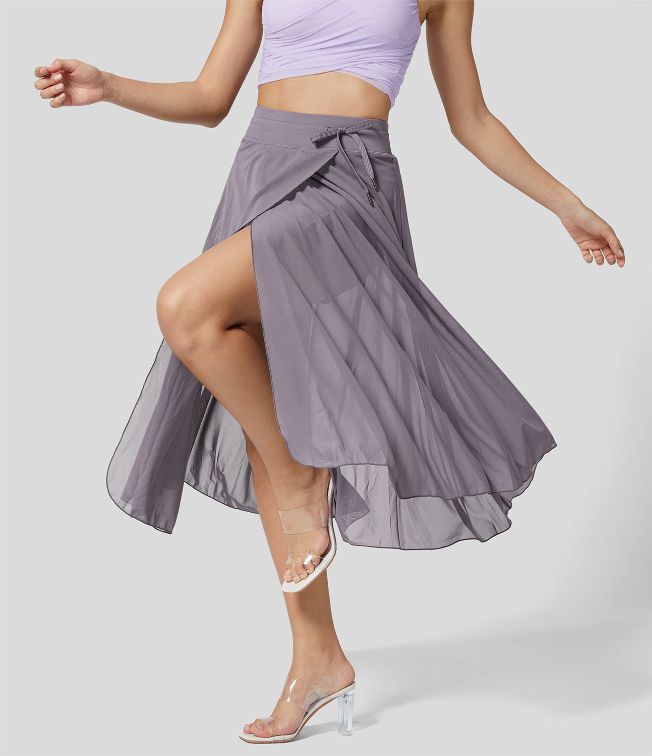 Eren™ | Jupe Midi 2-en-1 Taille Haute