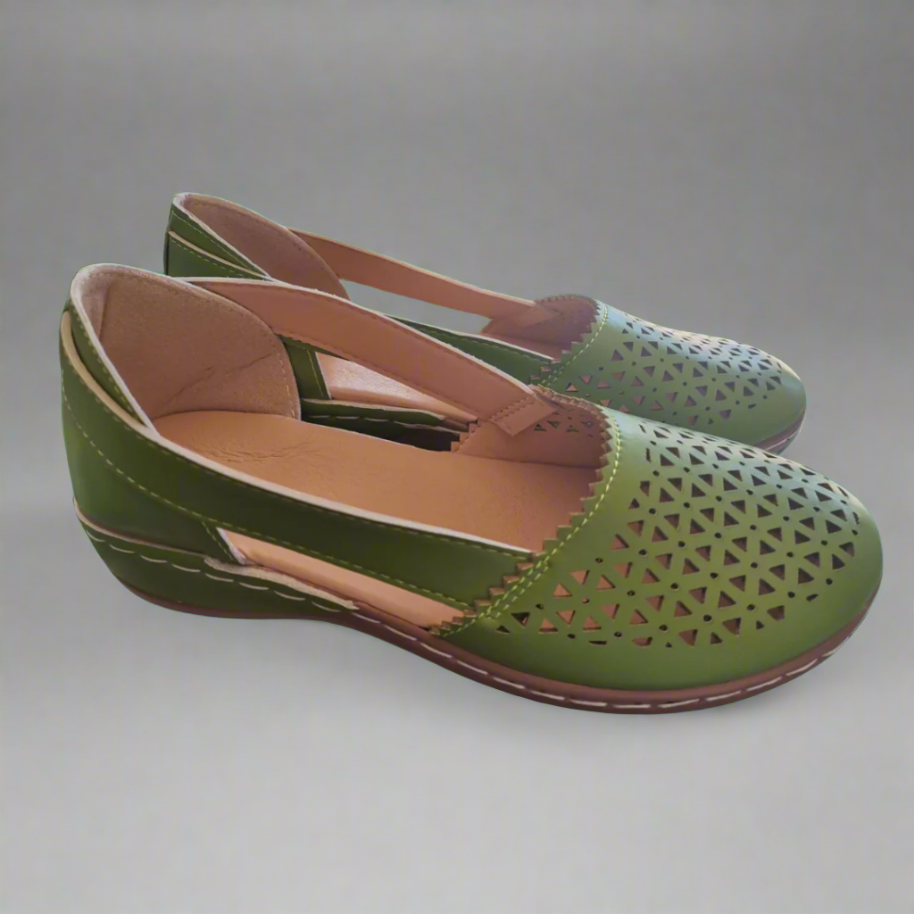 Leandra | Chaussure de confort orthopédique en matériau premium