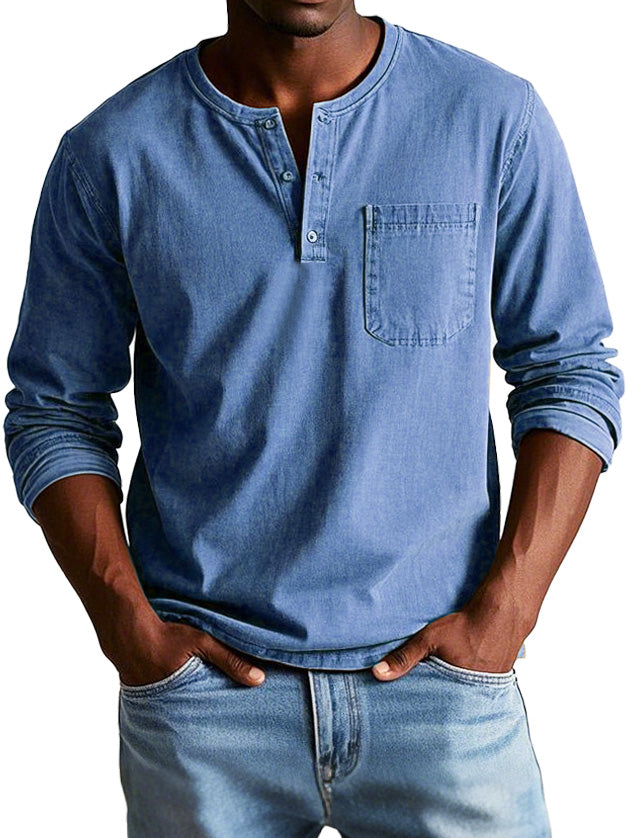 Yahya™ | Chemise Vintage Élégante à Manches Longues