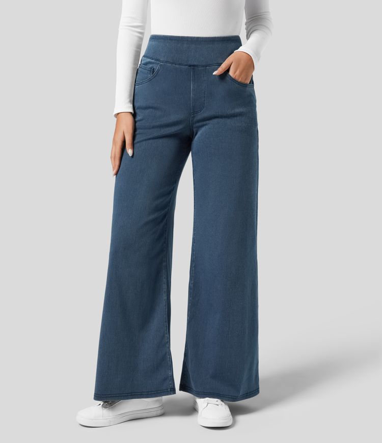 Livie™ | Pantalon Taille Haute Luxe