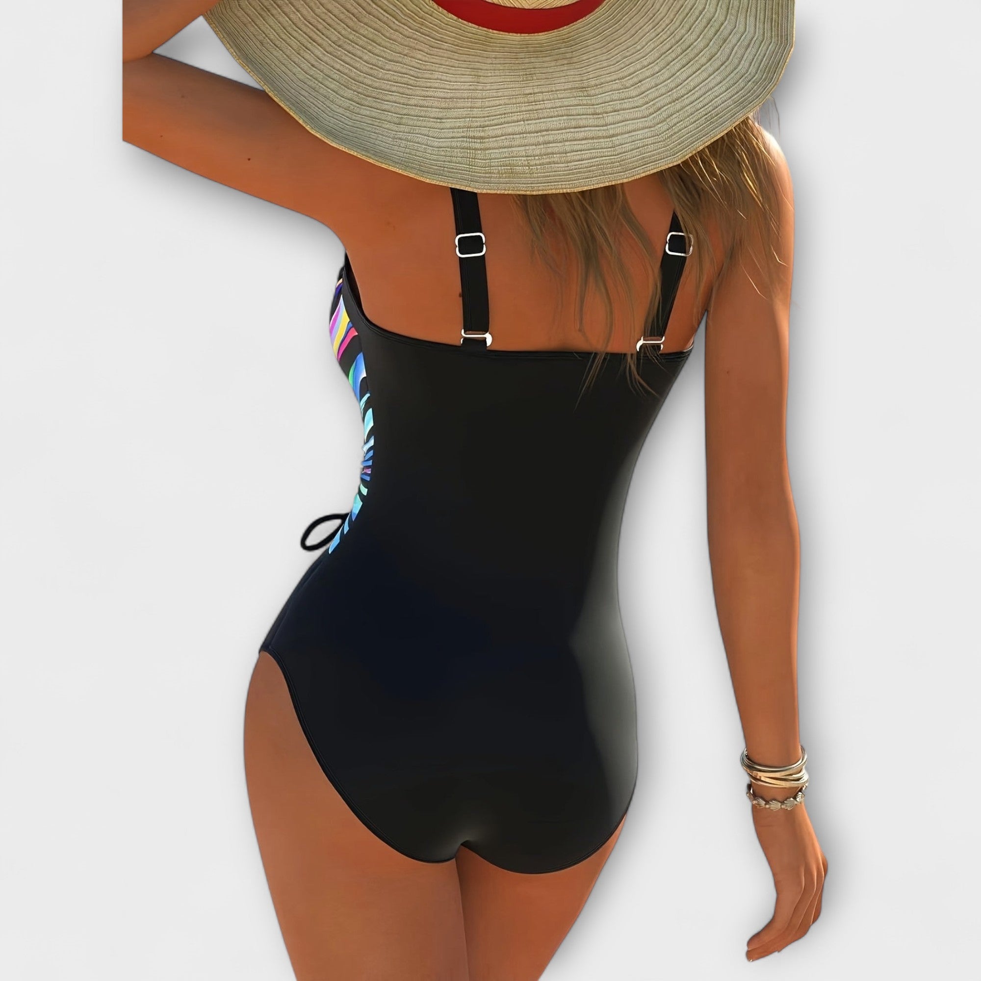 Clara™ | Maillots de Bain Élastiques Élégants avec Détail Croisé Frontal