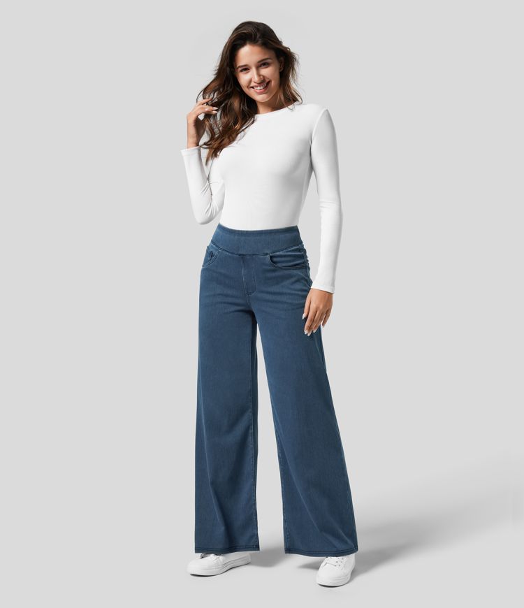 Livie™ | Pantalon Taille Haute Luxe
