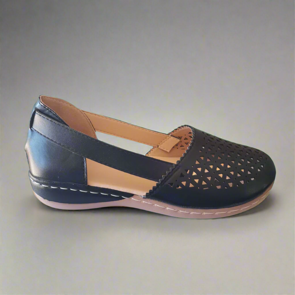Leandra | Chaussure de confort orthopédique en matériau premium