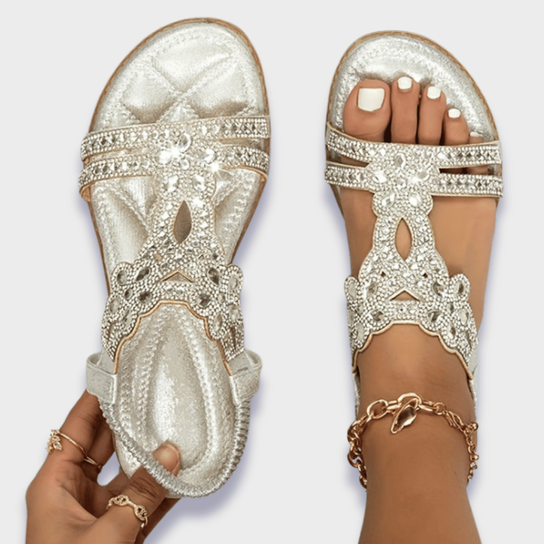Franziska | Sandales Boho Orthopédiques en Matériau Premium