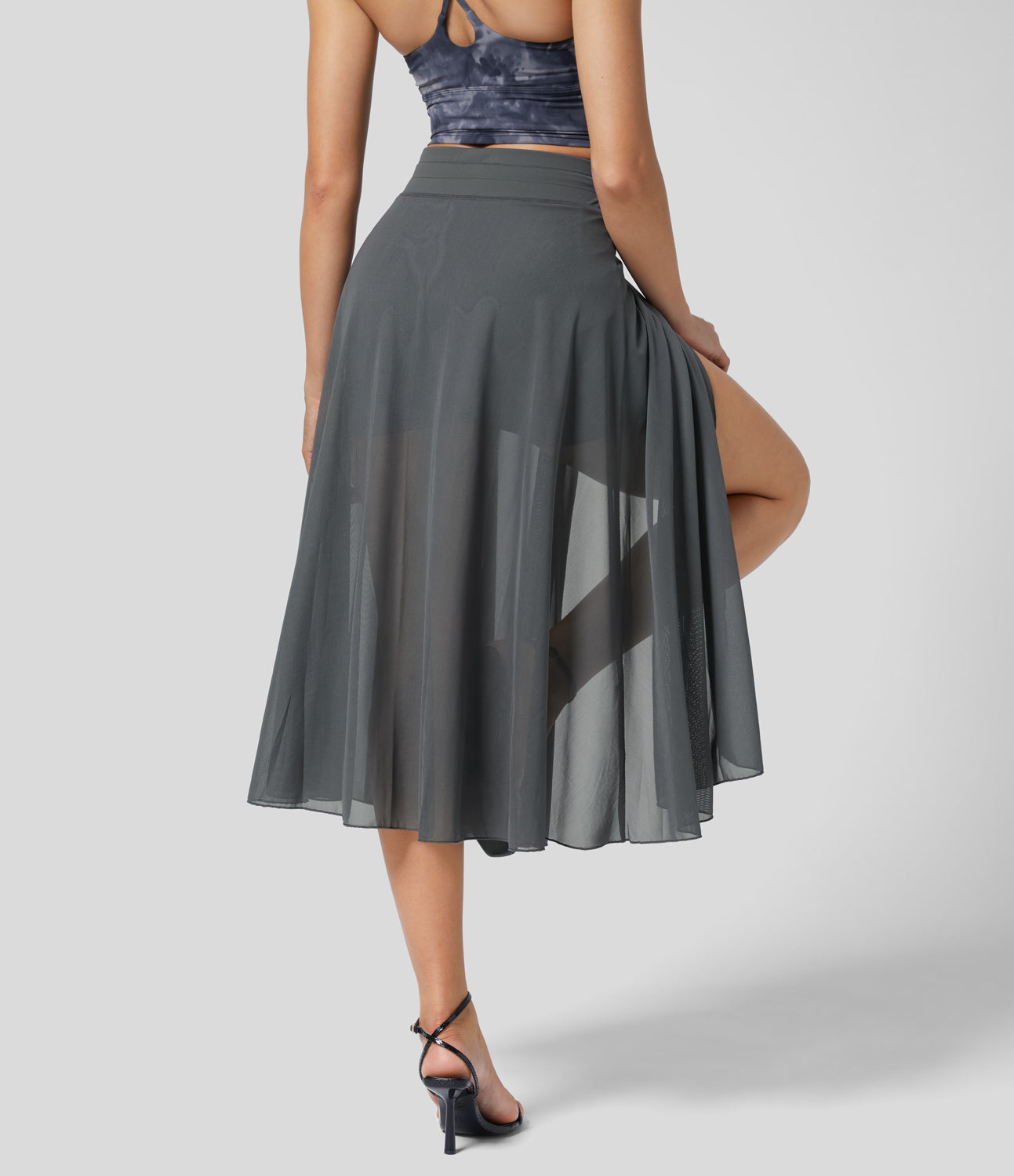 Eren™ | Jupe Midi 2-en-1 Taille Haute