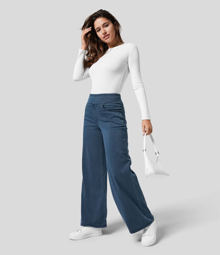Livie™ | Pantalon Taille Haute Luxe