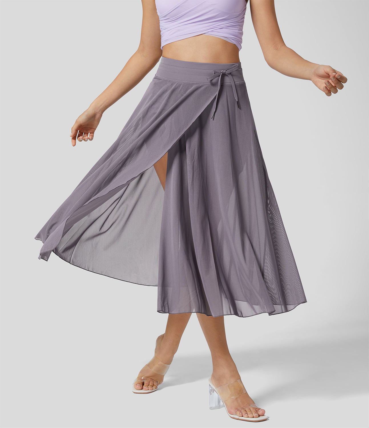 Eren™ | Jupe Midi 2-en-1 Taille Haute