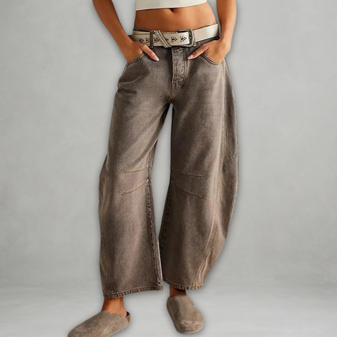 Sabina™ | Jeans Baggy Balloon Élégants