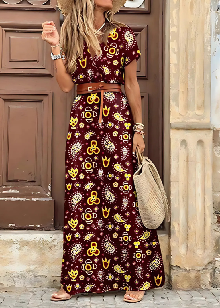 Julie™ | Élégante Robe Maxi Bohémienne