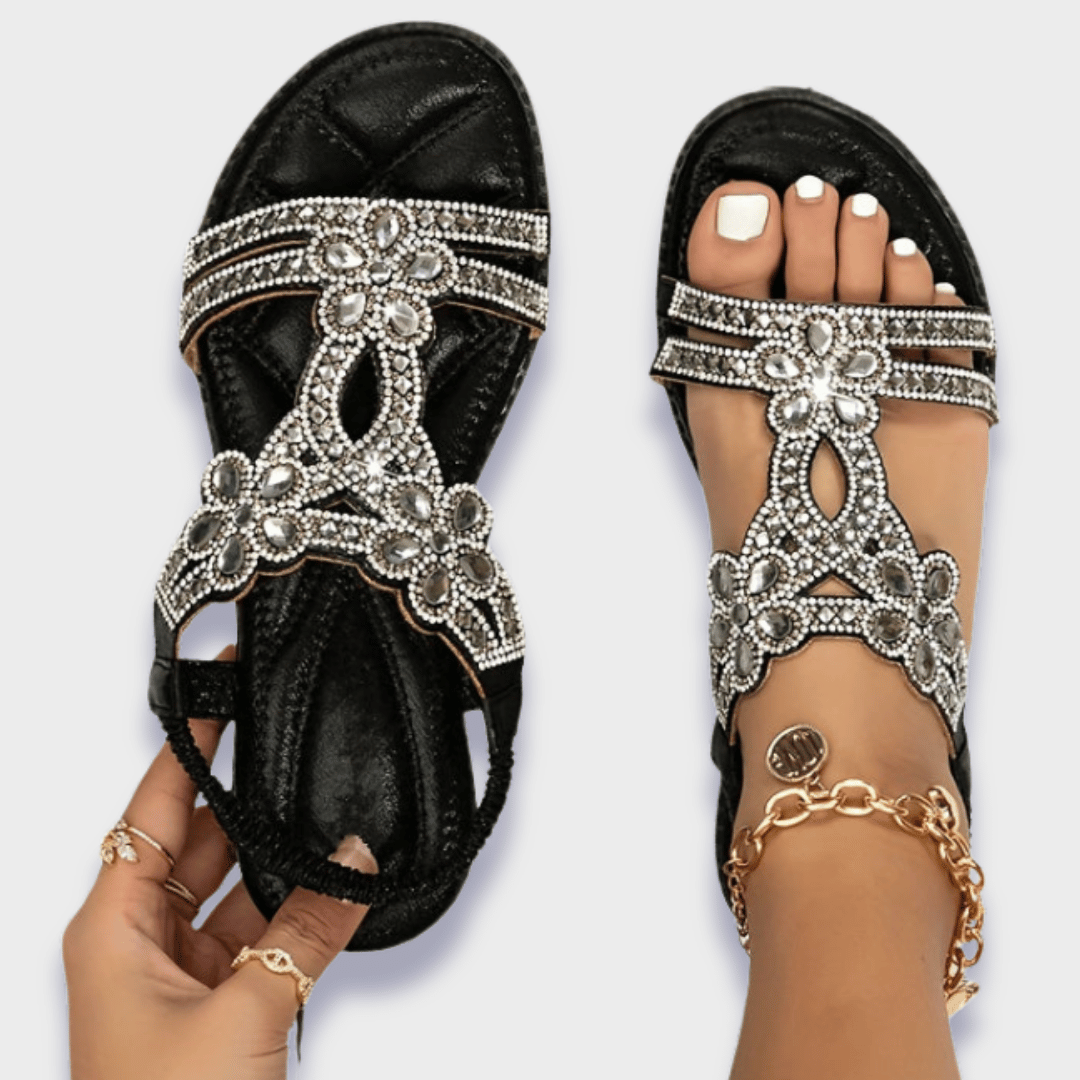 Franziska | Sandales Boho Orthopédiques en Matériau Premium