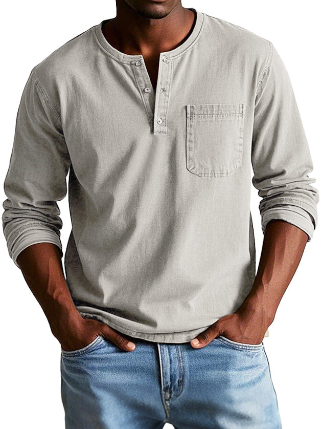 Yahya™ | Chemise Vintage Élégante à Manches Longues