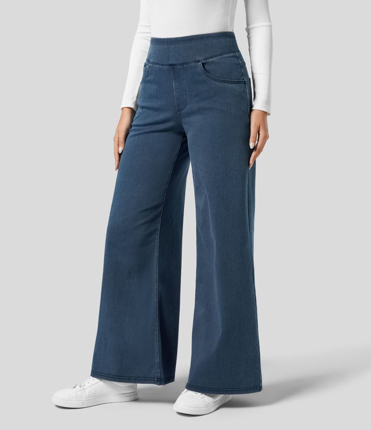 Livie™ | Pantalon Taille Haute Luxe