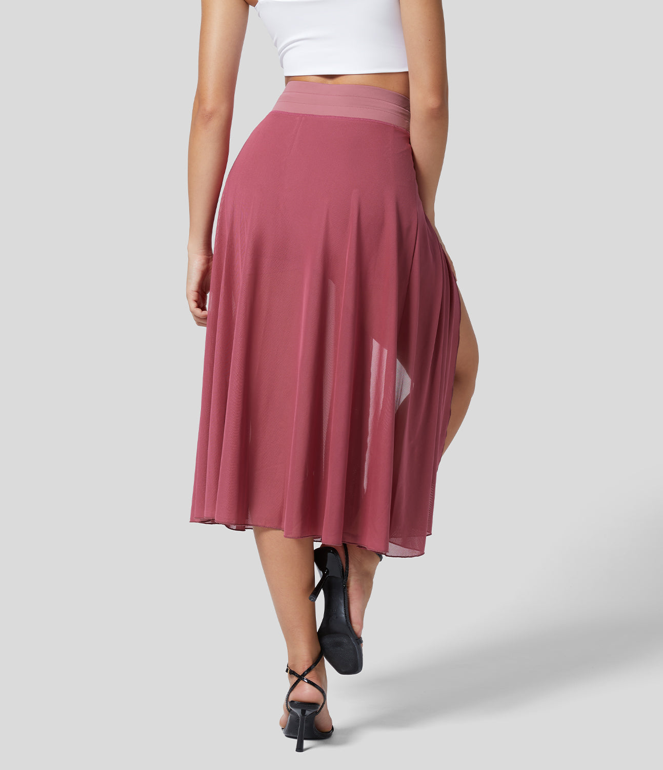 Eren™ | Jupe Midi 2-en-1 Taille Haute