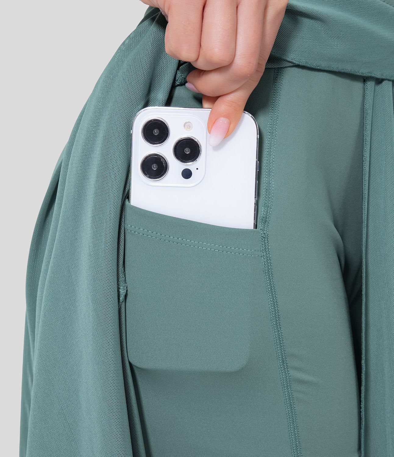 Eren™ | Jupe Midi 2-en-1 Taille Haute