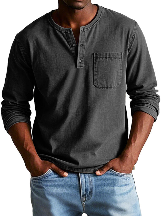 Yahya™ | Chemise Vintage Élégante à Manches Longues