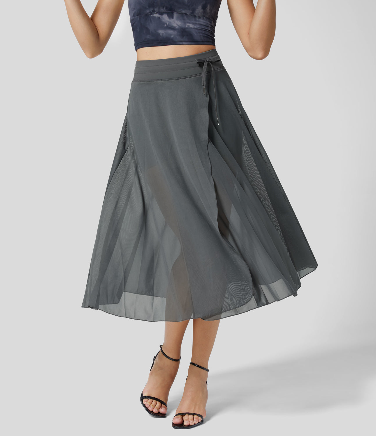 Eren™ | Jupe Midi 2-en-1 Taille Haute