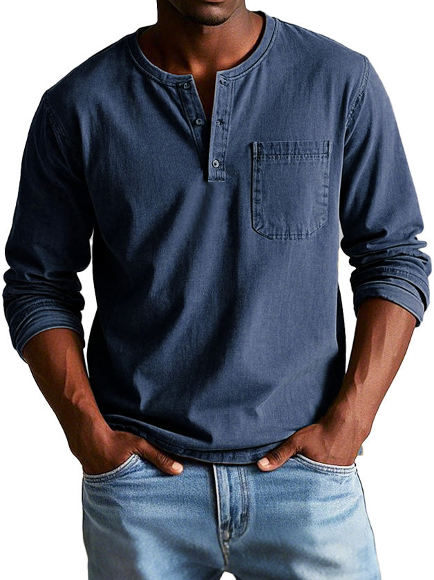 Yahya™ | Chemise Vintage Élégante à Manches Longues