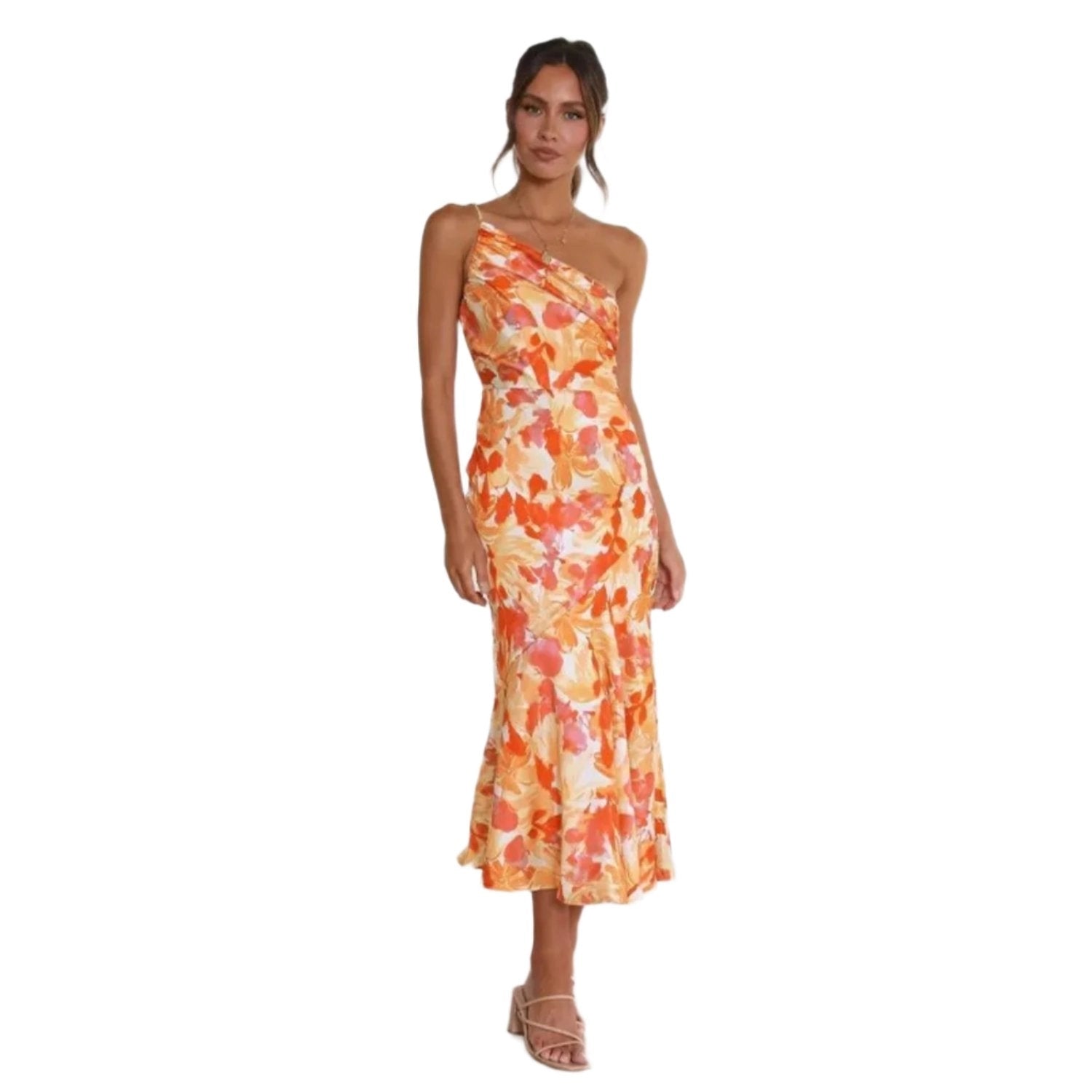 Weyla™ | Robe longue asymétrique à fleurs