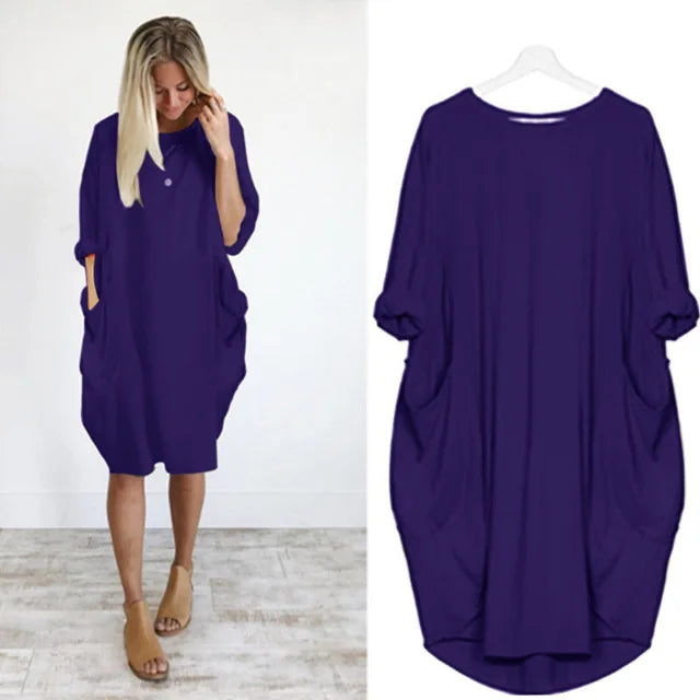 Vezia™ | Robe Confort Éternelle avec Poches Pratiques