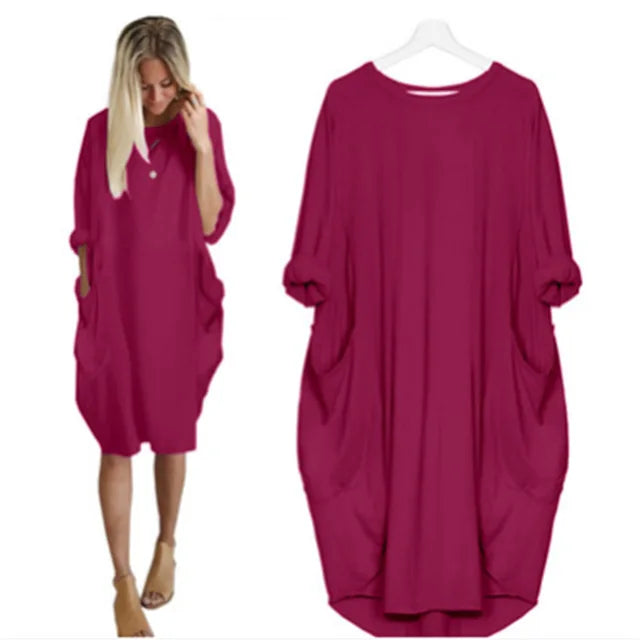 Vezia™ | Robe Confort Éternelle avec Poches Pratiques