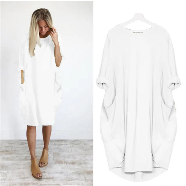 Vezia™ | Robe Confort Éternelle avec Poches Pratiques