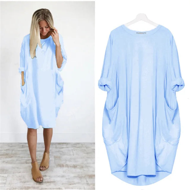 Vezia™ | Robe Confort Éternelle avec Poches Pratiques
