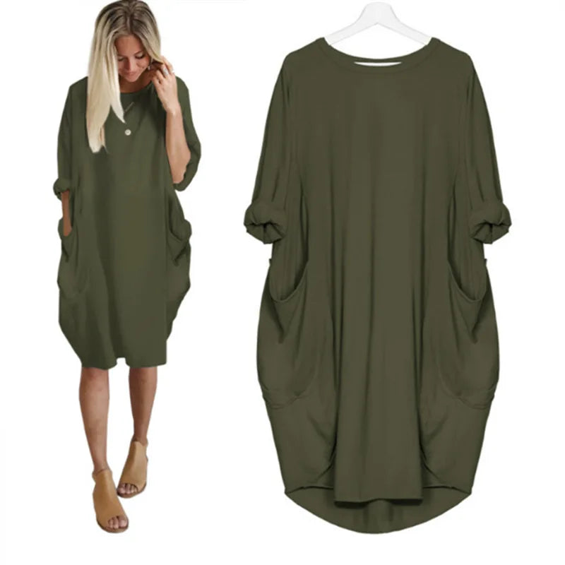 Vezia™ | Robe Confort Éternelle avec Poches Pratiques