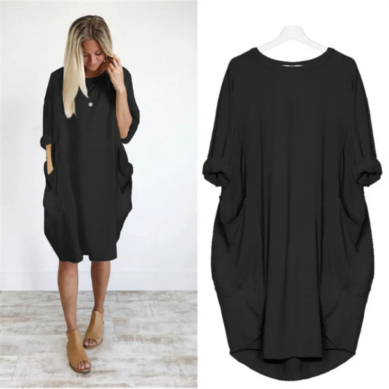 Vezia™ | Robe Confort Éternelle avec Poches Pratiques