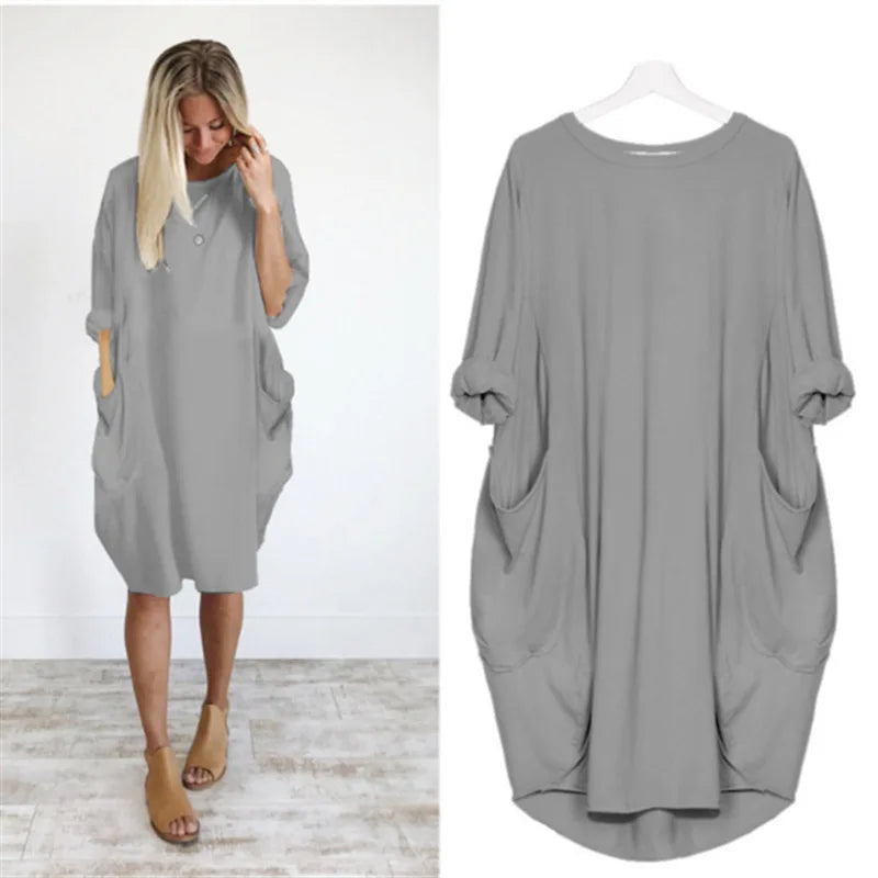 Vezia™ | Robe Confort Éternelle avec Poches Pratiques