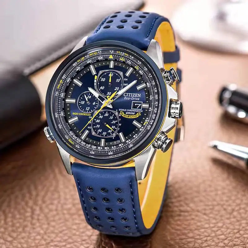 Rens™ | Montre Chronographe de Luxe Eco-Drive
