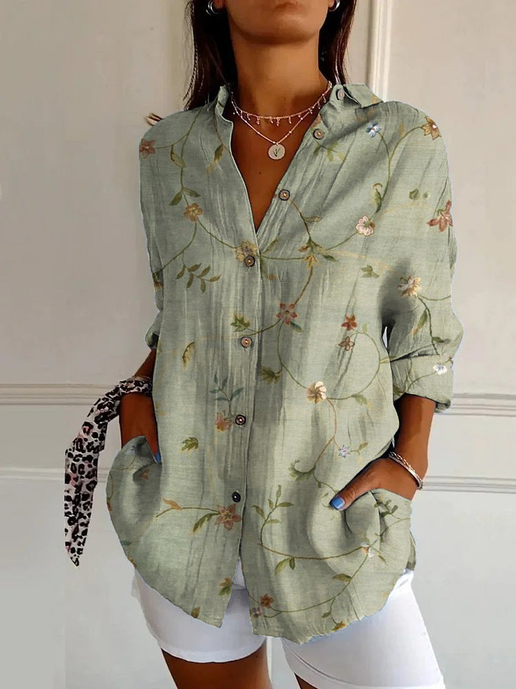 Eline™ | Chemise Élégante Boutonnée pour un Style Sans Effort