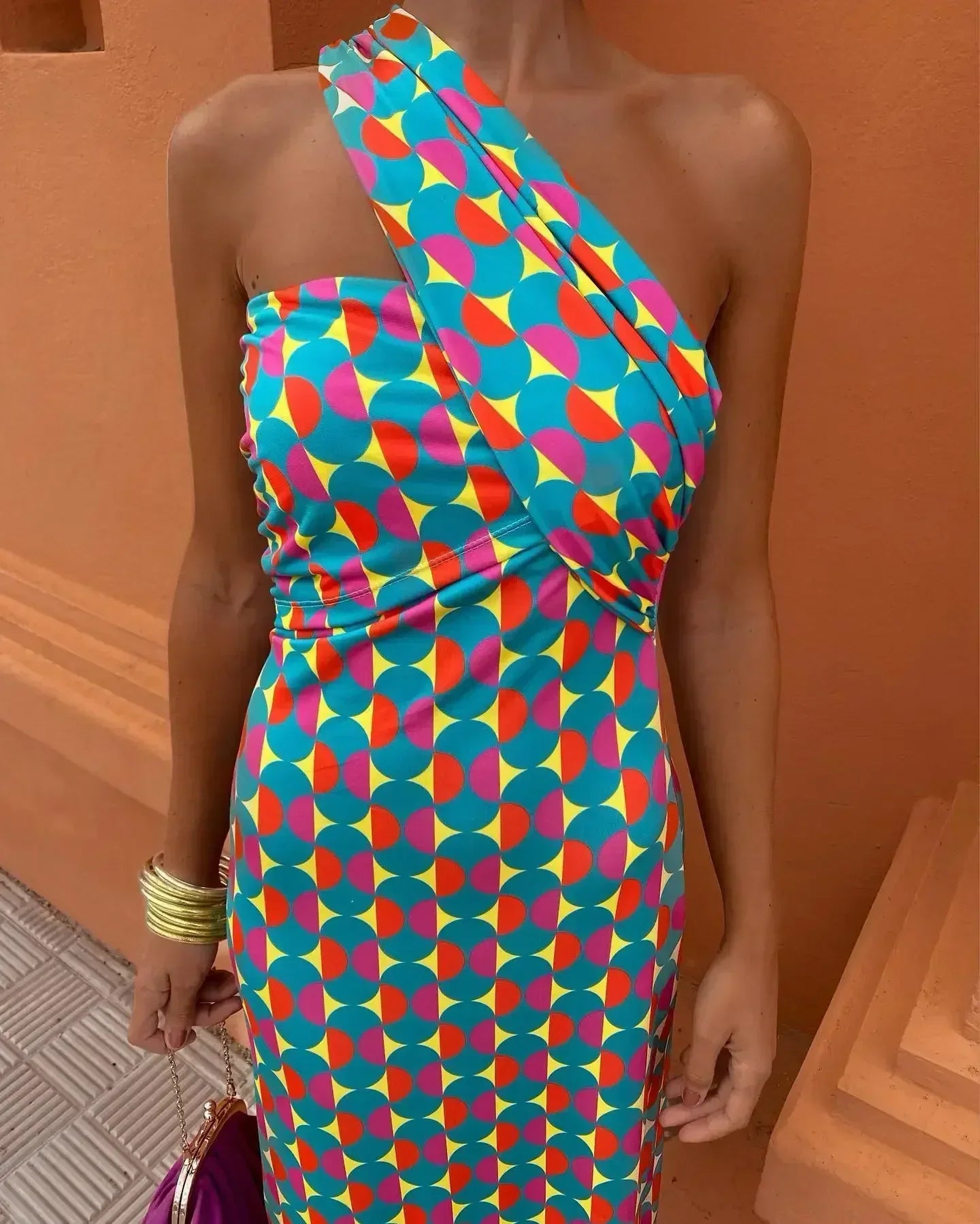 Imra- Robe midi élégante