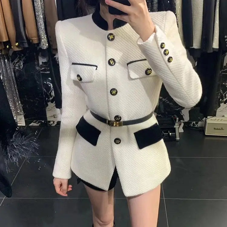 Vynsera™ | Veste de Bureau Élégante