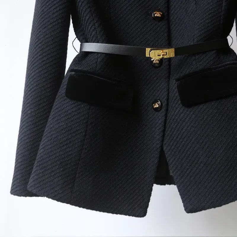 Vynsera™ | Veste de Bureau Élégante