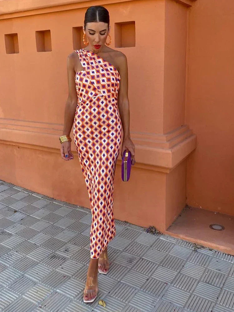 Imra- Robe midi élégante