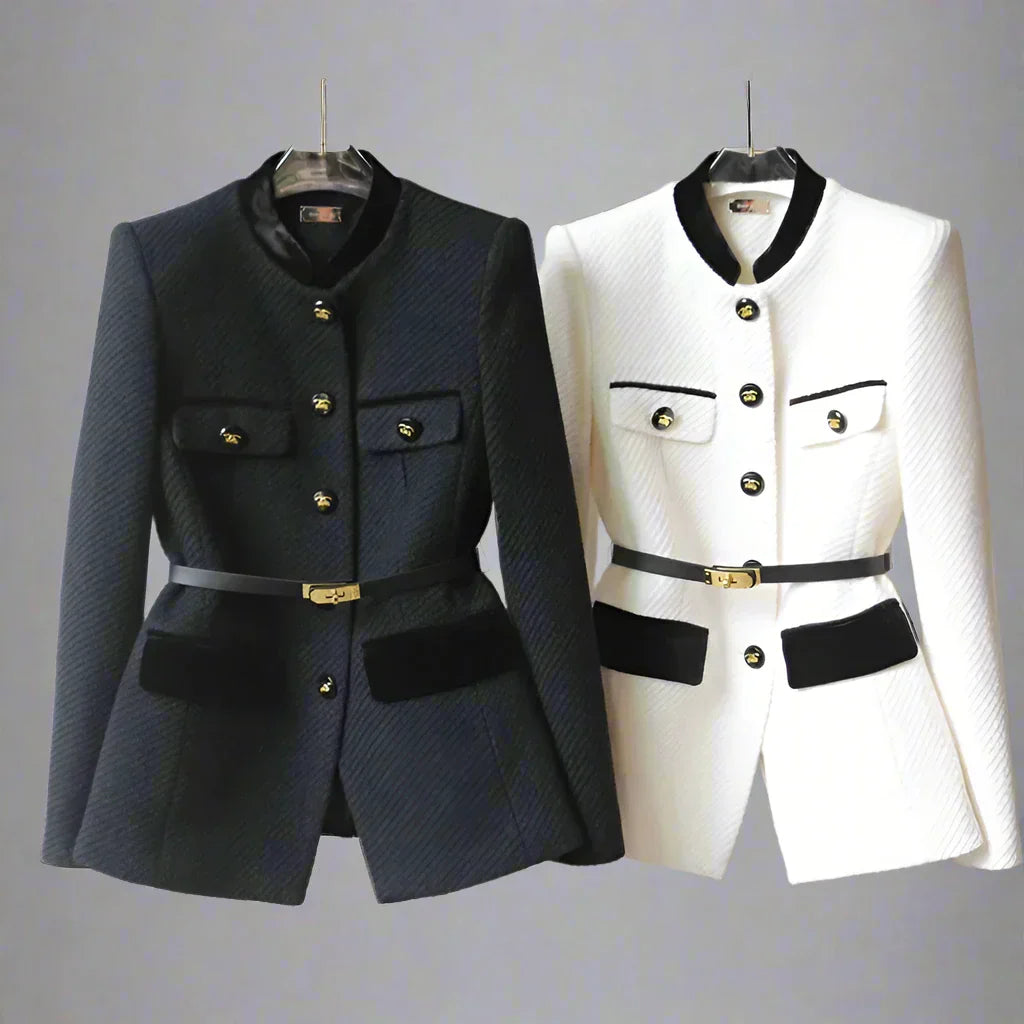 Vynsera™ | Veste de Bureau Élégante