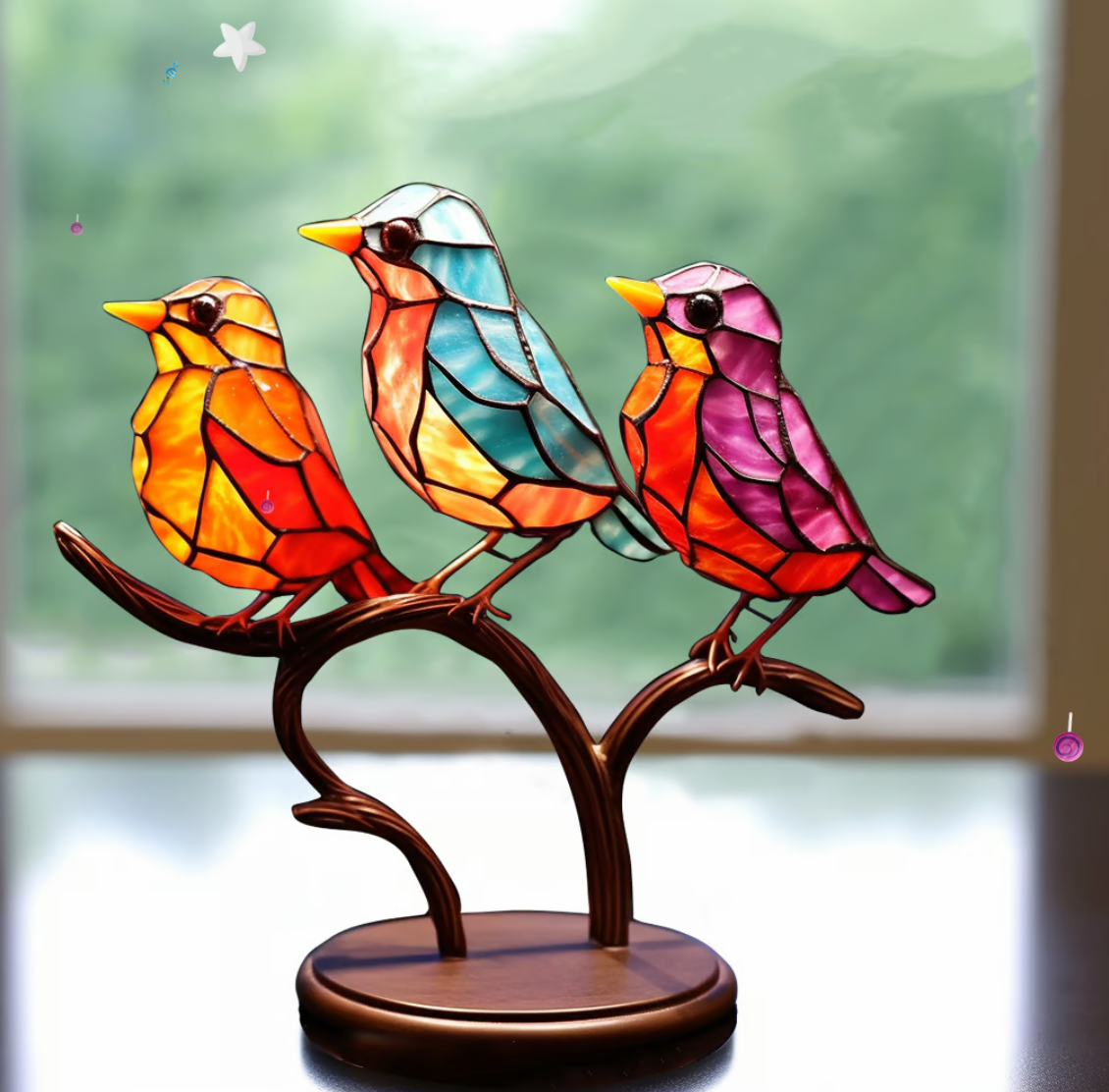 Aviara™ | Oiseaux en vitrail