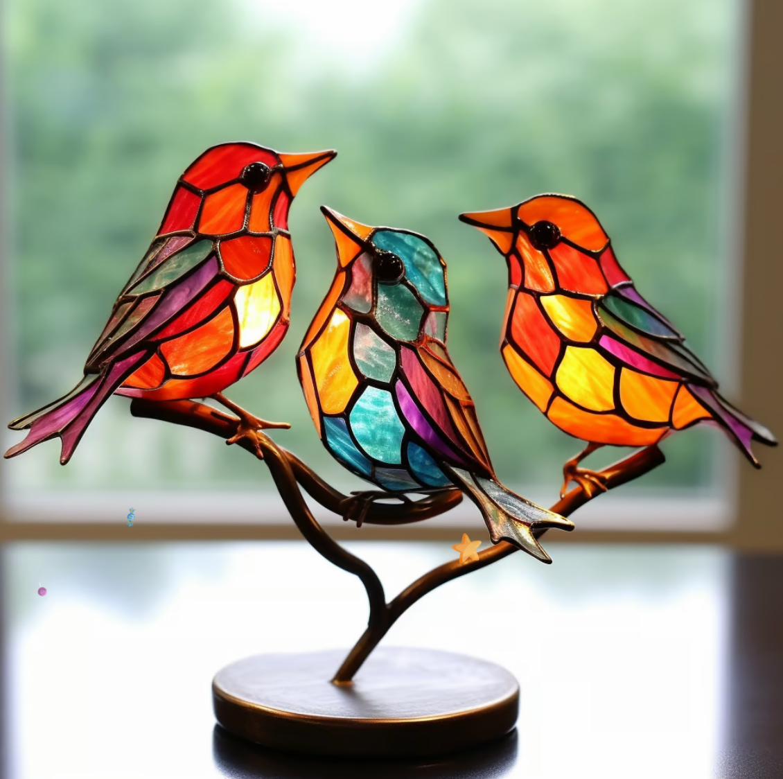 Aviara™ | Oiseaux en vitrail