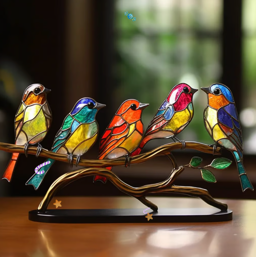 Aviara™ | Oiseaux en vitrail